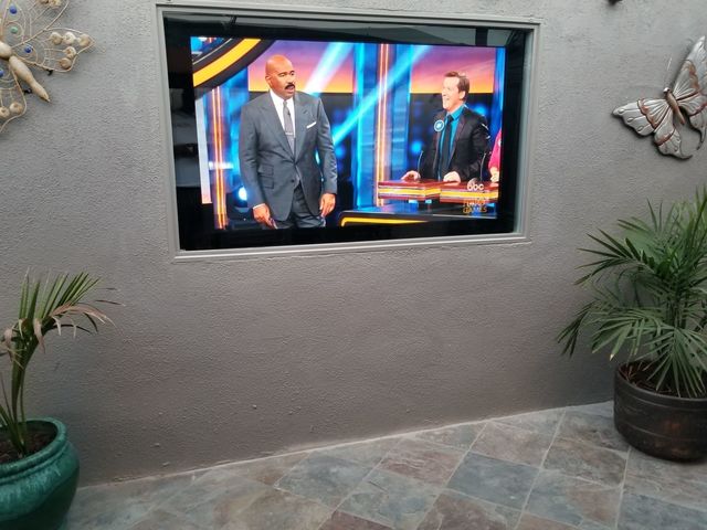 Built-In Patio Display by Dr. Gadget, Los Angeles CA