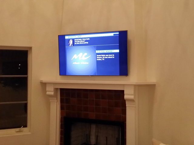 Above-Fireplace Mount by Dr. Gadget, Los Angeles CA