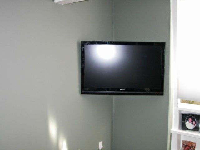 Bedroom Wall-Mount TV by Dr. Gadget, Los Angeles CA
